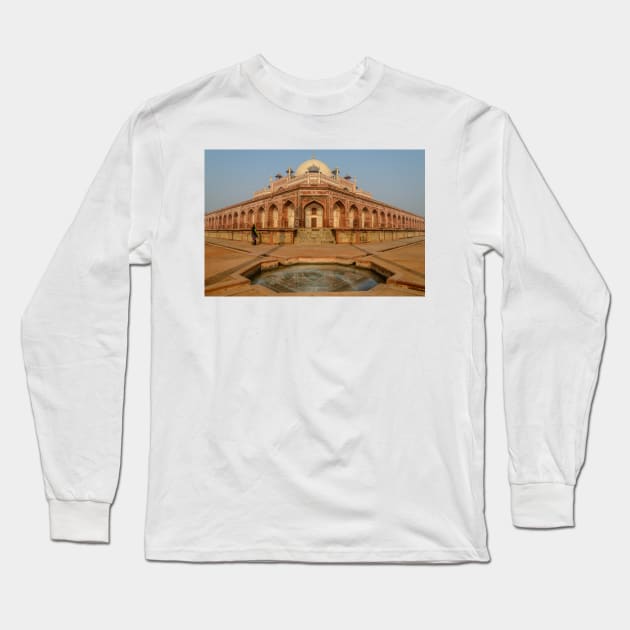Humayun's Tomb 02 Long Sleeve T-Shirt by fotoWerner